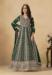 Picture of Lovely Georgette Dark Green Anarkali Salwar Kameez