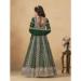 Picture of Lovely Georgette Dark Green Anarkali Salwar Kameez