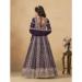 Picture of Georgette Dark Magenta Anarkali Salwar Kameez