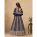 Picture of Georgette Midnight Blue Anarkali Salwar Kameez