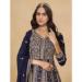 Picture of Georgette Midnight Blue Anarkali Salwar Kameez
