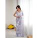Picture of Delightful Georgette Plum Saree