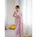 Picture of Amazing Georgette Rosy Brown Saree