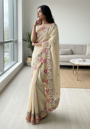 Picture of Classy Georgette Tan Saree