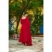 Picture of Comely Georgette Dark Red Readymade Salwar Kameez