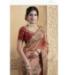 Picture of Statuesque Silk Indian Red Saree