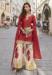 Picture of Radiant Silk Fire Brick Straight Cut Salwar Kameez