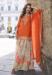 Picture of Grand Silk Chocolate Straight Cut Salwar Kameez