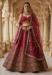 Picture of Sightly Silk Dark Red Lehenga Choli