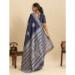 Picture of Well Formed Silk Dark Slate Grey Saree