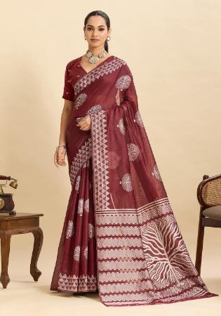 Picture of Grand Silk Brown Saree