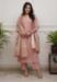 Picture of Shapely Silk Rosy Brown Readymade Salwar Kameez