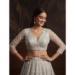 Picture of Amazing Net Grey Lehenga Choli