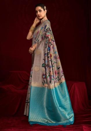 Picture of Sightly Rayon Rosy Brown Saree