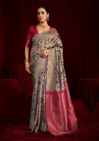 Picture of Beauteous Rayon Maroon Saree
