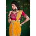 Picture of Resplendent Georgette Dark Orange Saree