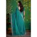 Picture of Elegant Georgette Light Sea Green Saree