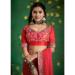 Picture of Bewitching Georgette Crimson Saree
