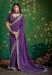 Picture of Comely Georgette Dark Slate Blue Saree