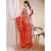 Picture of Admirable Chiffon & Silk Fire Brick Saree
