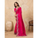 Picture of Superb Chiffon Fire Brick Saree