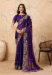Picture of Delightful Chiffon Purple Saree