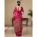 Picture of Elegant Cotton Dark Red Saree