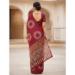 Picture of Shapely Cotton Crimson Saree