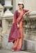 Picture of Fine Chiffon & Silk Indian Red Saree