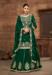 Picture of Marvelous Silk Forest Green Straight Cut Salwar Kameez