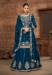 Picture of Beauteous Silk Navy Blue Straight Cut Salwar Kameez