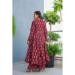 Picture of Gorgeous Rayon Maroon Readymade Gown