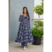 Picture of Comely Rayon Blue Readymade Gown