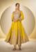 Picture of Pleasing Chiffon Golden Rod Anarkali Salwar Kameez