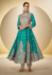 Picture of Radiant Chiffon Dark Cyan Anarkali Salwar Kameez