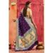 Picture of Excellent Silk Purple Saree