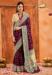 Picture of Beautiful Silk Maroon Saree