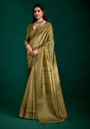 Picture of Resplendent Silk Grey Saree