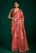 Picture of Taking Silk Indian Red Saree