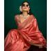 Picture of Taking Silk Indian Red Saree