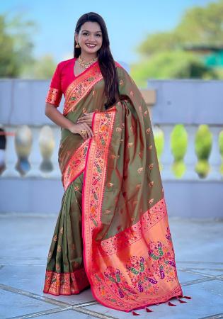Picture of Nice Silk Grey Saree