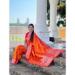 Picture of Ideal Silk Tomato Saree