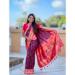 Picture of Amazing Silk Brown Saree