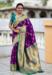 Picture of Exquisite Dark Orchid Saree