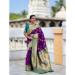 Picture of Exquisite Dark Orchid Saree