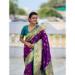 Picture of Exquisite Dark Orchid Saree