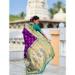 Picture of Exquisite Dark Orchid Saree