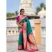 Picture of Excellent Teal Saree