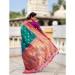 Picture of Excellent Teal Saree