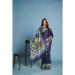 Picture of Statuesque Crepe & Silk Midnight Blue Saree